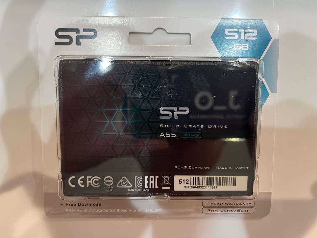 【新品未開封】シリコンパワー SSD 512GB