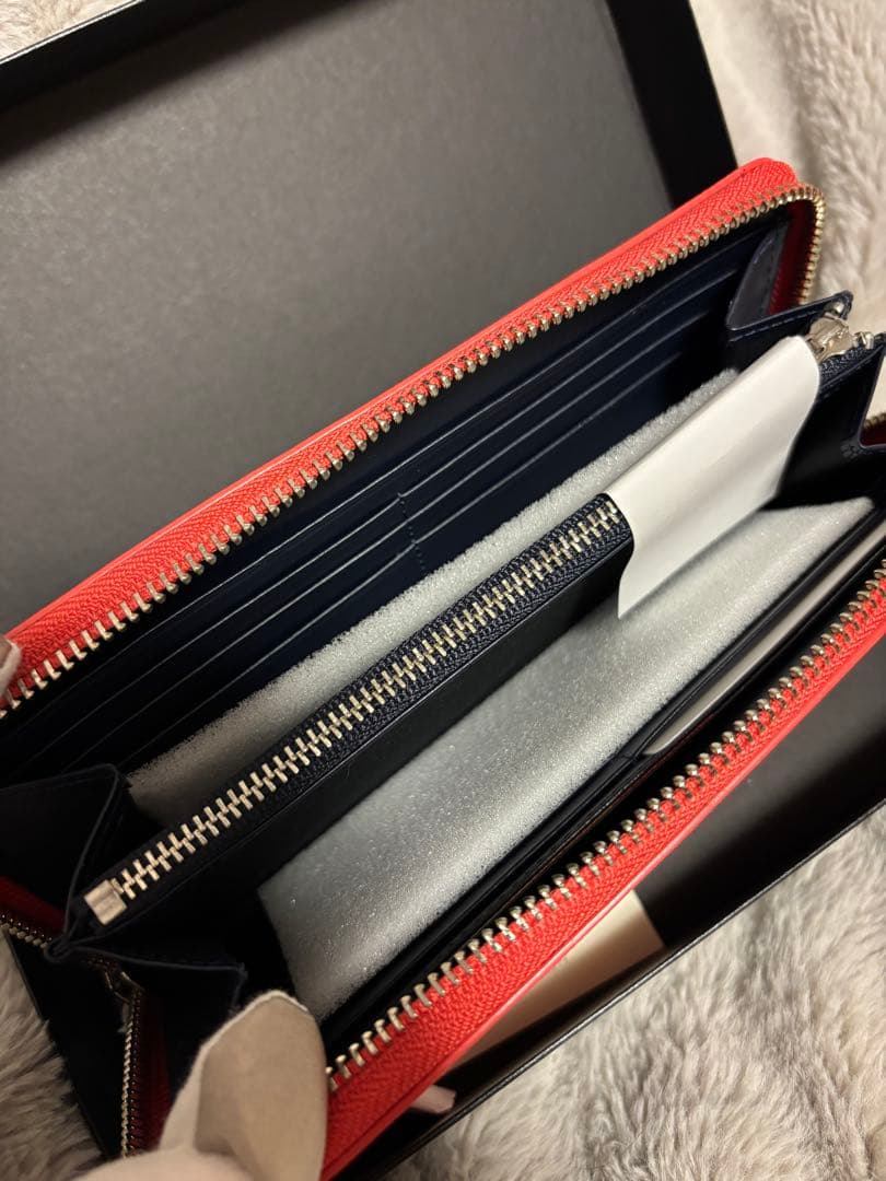 【新品】Paul Smith アーティストストライププラー　ラウンドZIP長財布