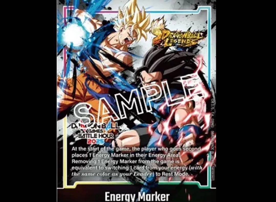 【絶版】未開封エナジーマーカー　ドラゴンボールレジェンズ　海外限定