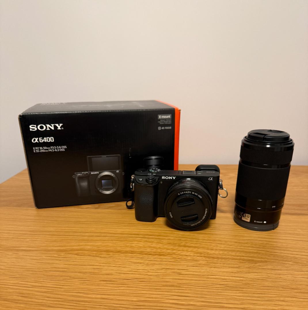 【美品・付属品完備】SONY α6400 ダブルズームレンズキット