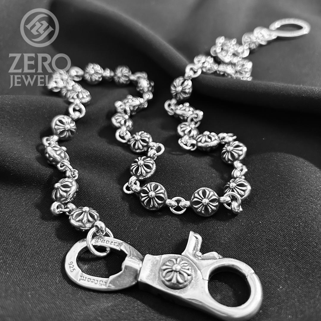 【ren】クロスボール ウォレットチェーン 65cm