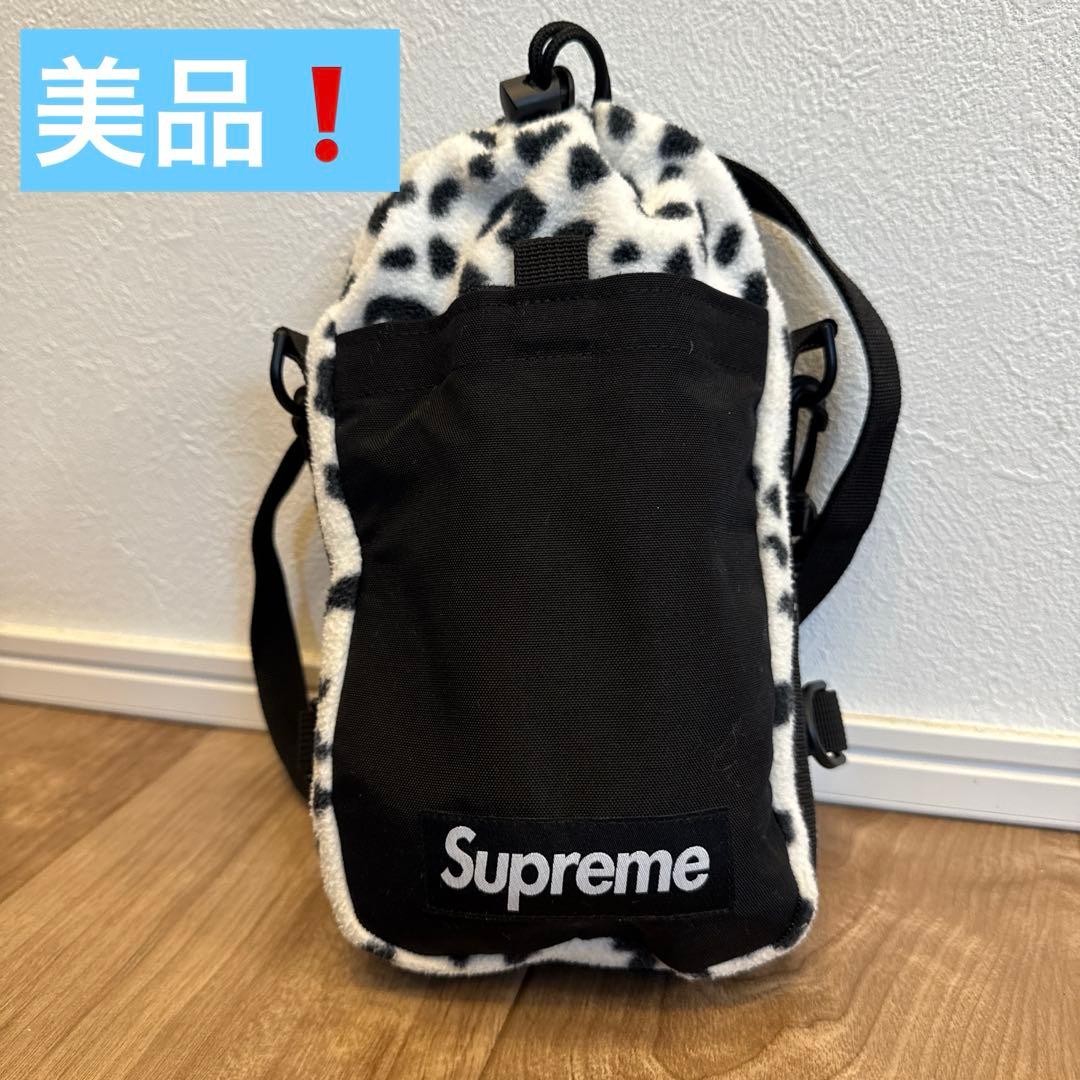 Supreme レオパード柄 ショルダーバッグ ポーラテック 美品