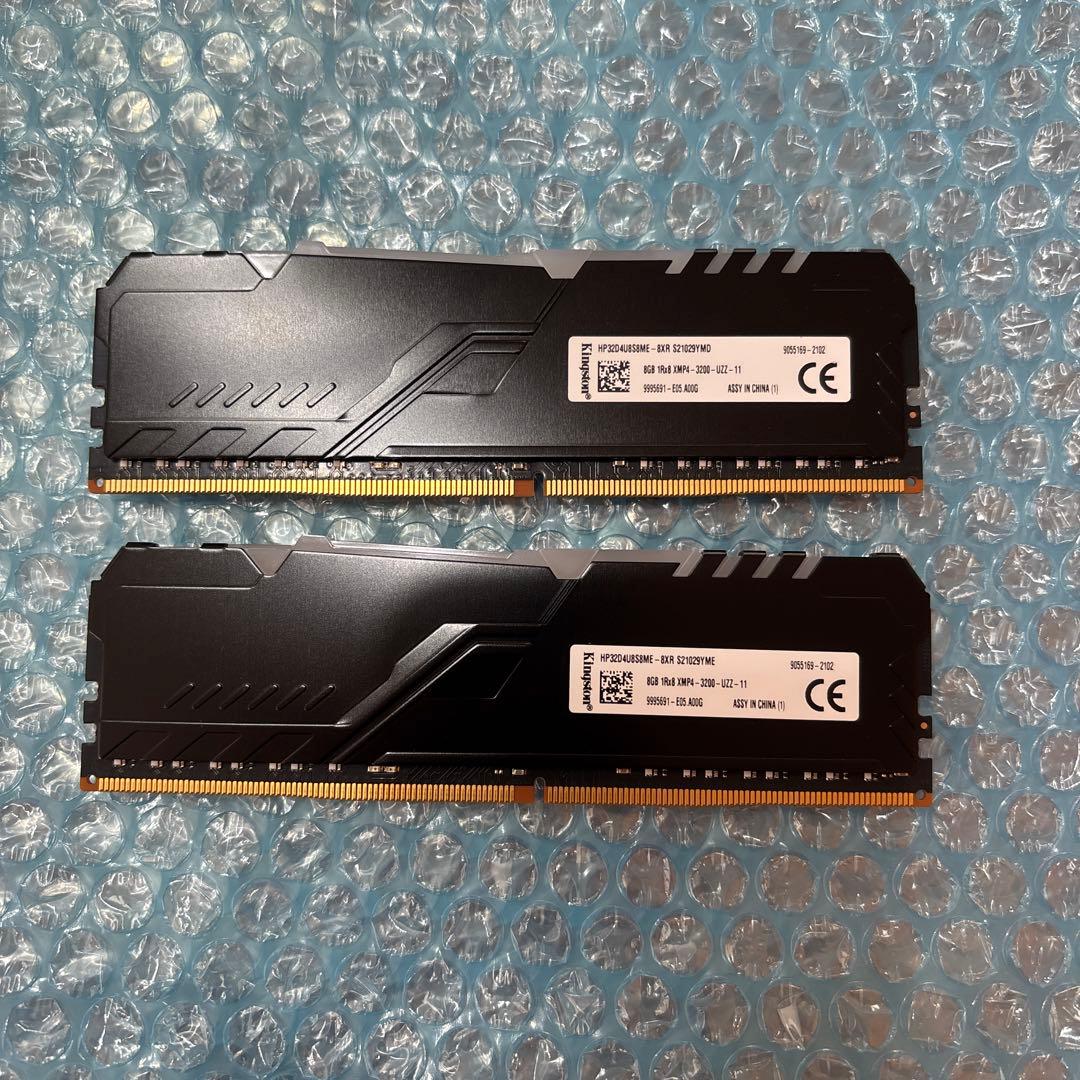 ⑤Kingston HyperX FURY DDR4 3200 8GB ×2