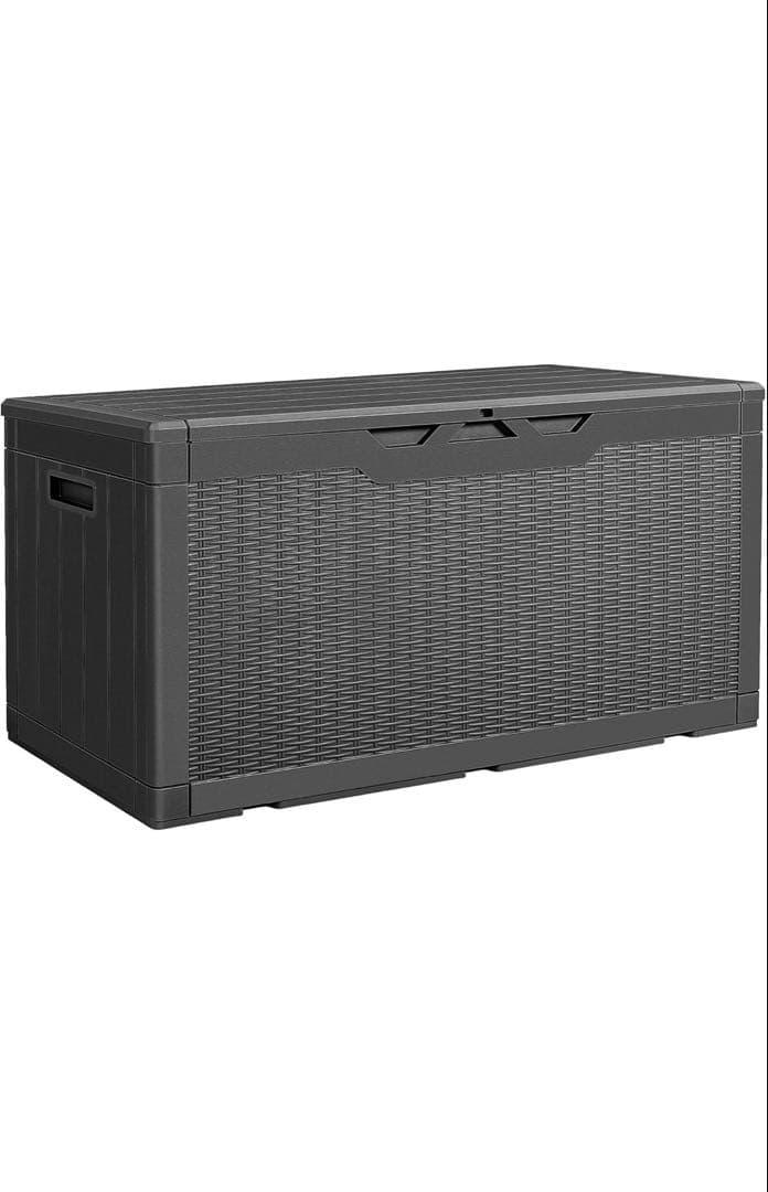 Alebert 物置 収納庫 屋外 防水 耐候 380Ｌ大容量