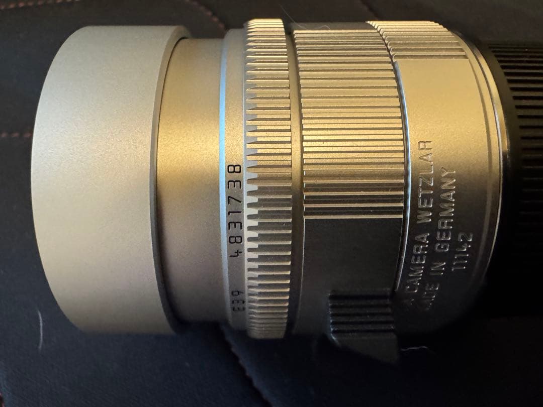 LEICA APO-SUMMICRON 50mm レンズ シルバーキャップ付き