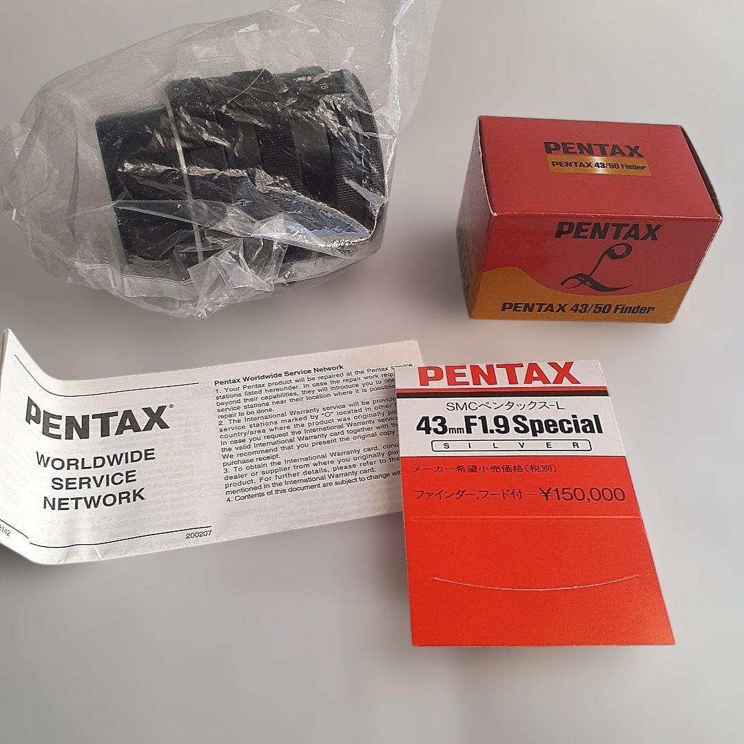 レンズ(単焦点) PENTAX SMC PENTAX-L 43mm F1.9 Special