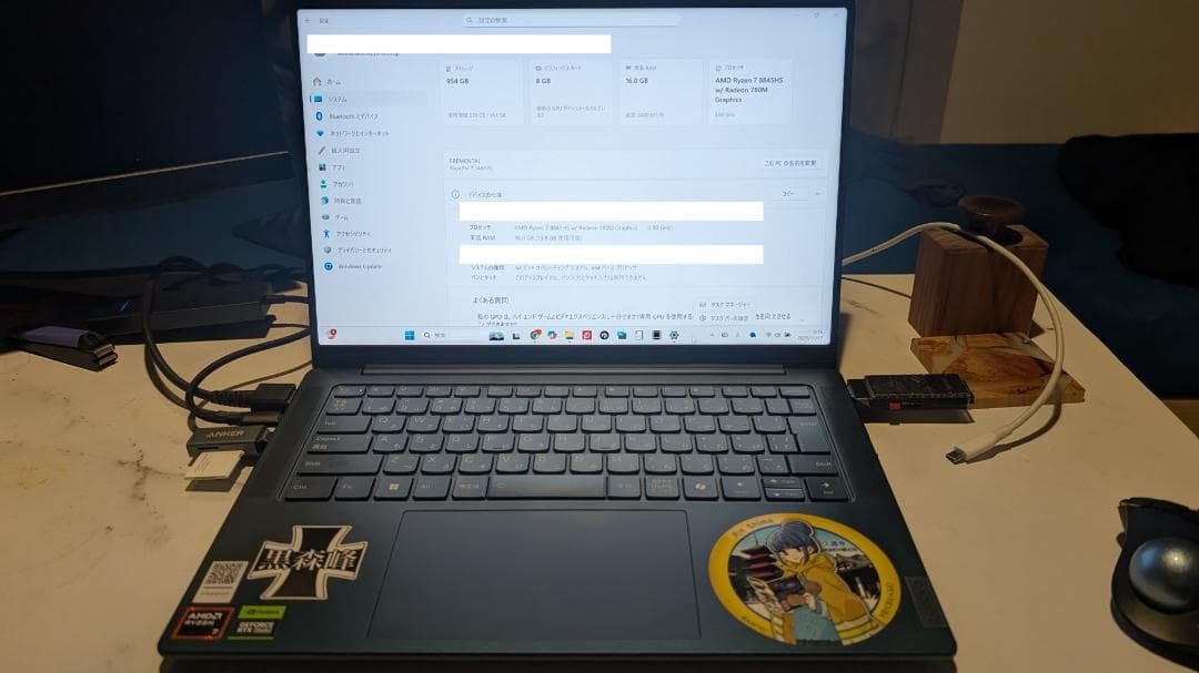 Windowsノート本体 Lenovo Yoga Pro 7 Gen 9 16GB RTX 3050