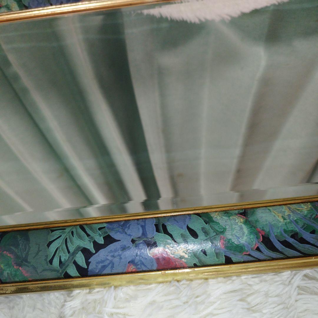 レトロ　スタンドミラー　塩川光明堂