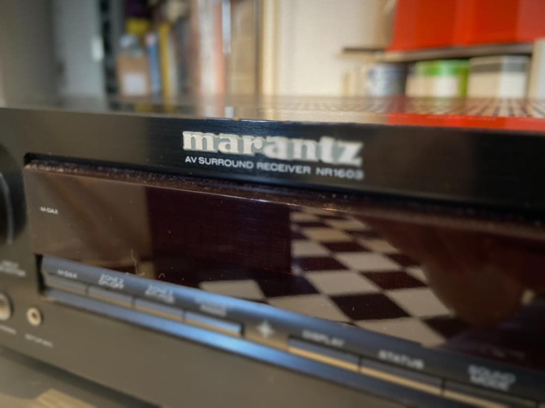 Marantz NR1603 AVサラウンドレシーバー リモコン•電源ケーブル付