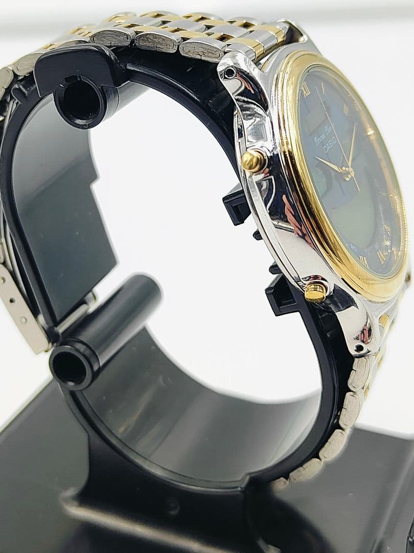 CASIO IA-1110 デジタルとアナログ腕時計