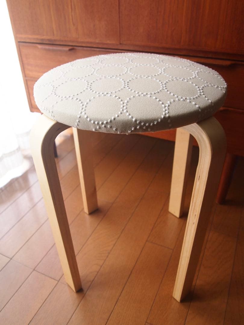 TKさん専用 ミナペルホネン ハンドメイド スツール 2脚セット タンバリン