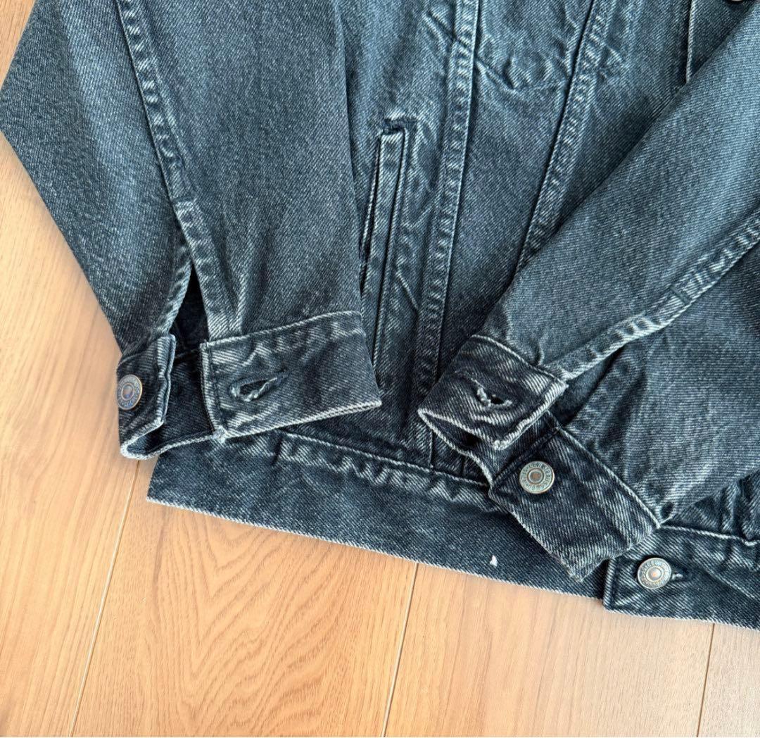 80s リーバイス 57507 ブラック デニムジャケット 70507 後染め