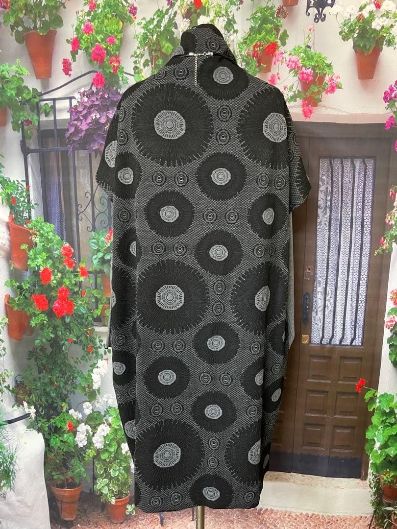 みみちゃんママ215両面微起毛ゆったりボトルネックT(WH/GY)