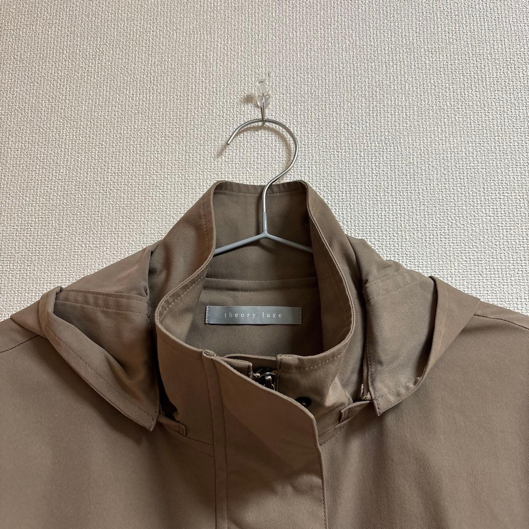 セオリーリュクス　美品ジャケット　ブルゾン　ブラウン　ベージュ　38号　シンプル