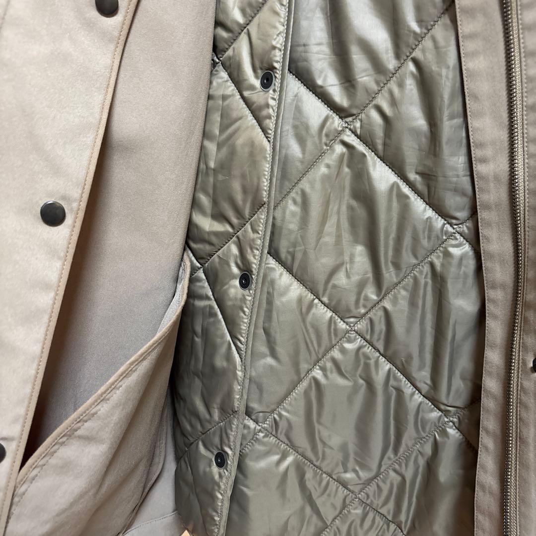 セオリーリュクス　美品ジャケット　ブルゾン　ブラウン　ベージュ　38号　シンプル