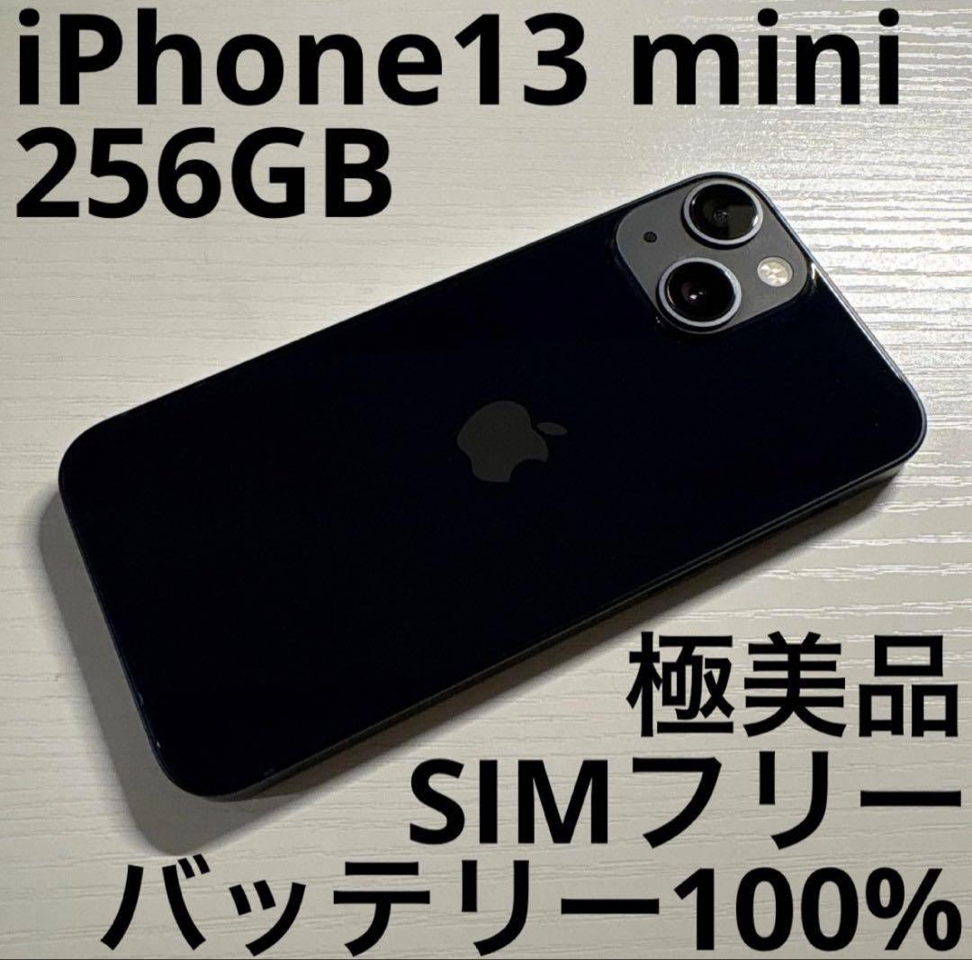 iPhone13 mini 256GB ミッドナイト SIMフリー 極美品