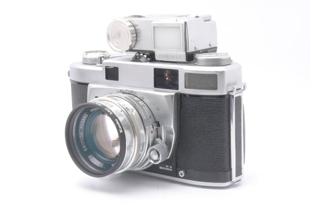 希少動作品 MINOLTA SUPER A + ROKKOR F1.8 5cm