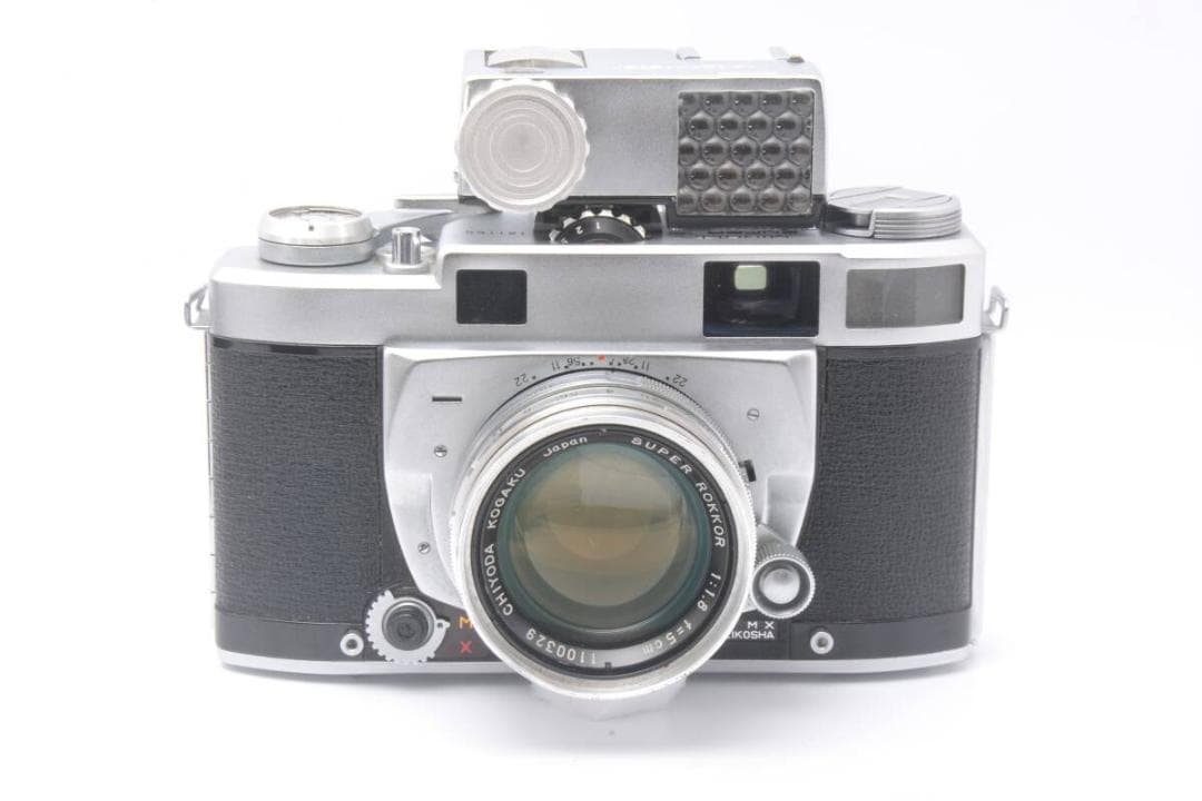 希少動作品 MINOLTA SUPER A + ROKKOR F1.8 5cm
