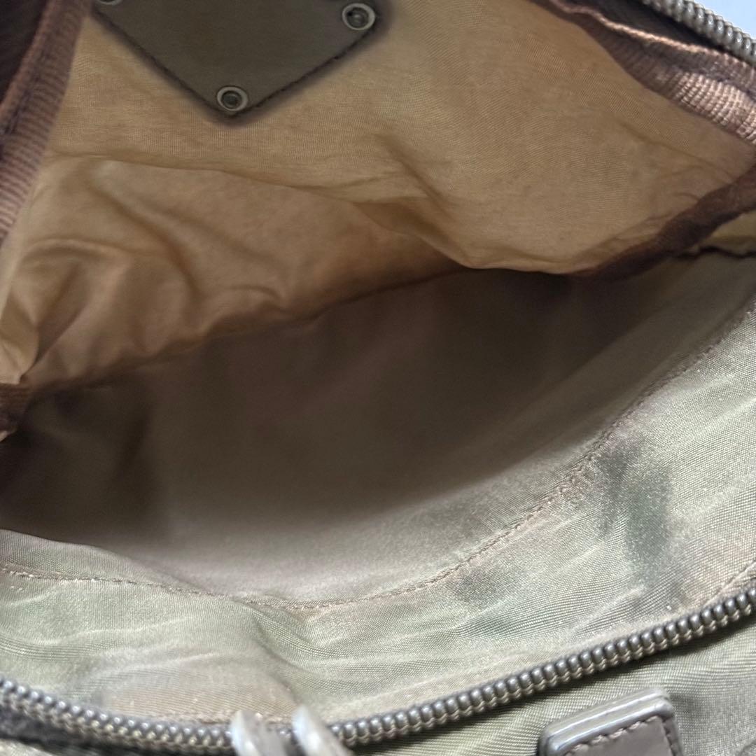 プラダ ナイロン バックパック カーキ 三角ロゴ カーキ