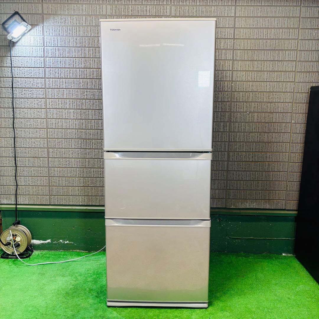 東芝 330L 冷蔵庫 2〜3人向け ロータイプ【地域限定配送無料】