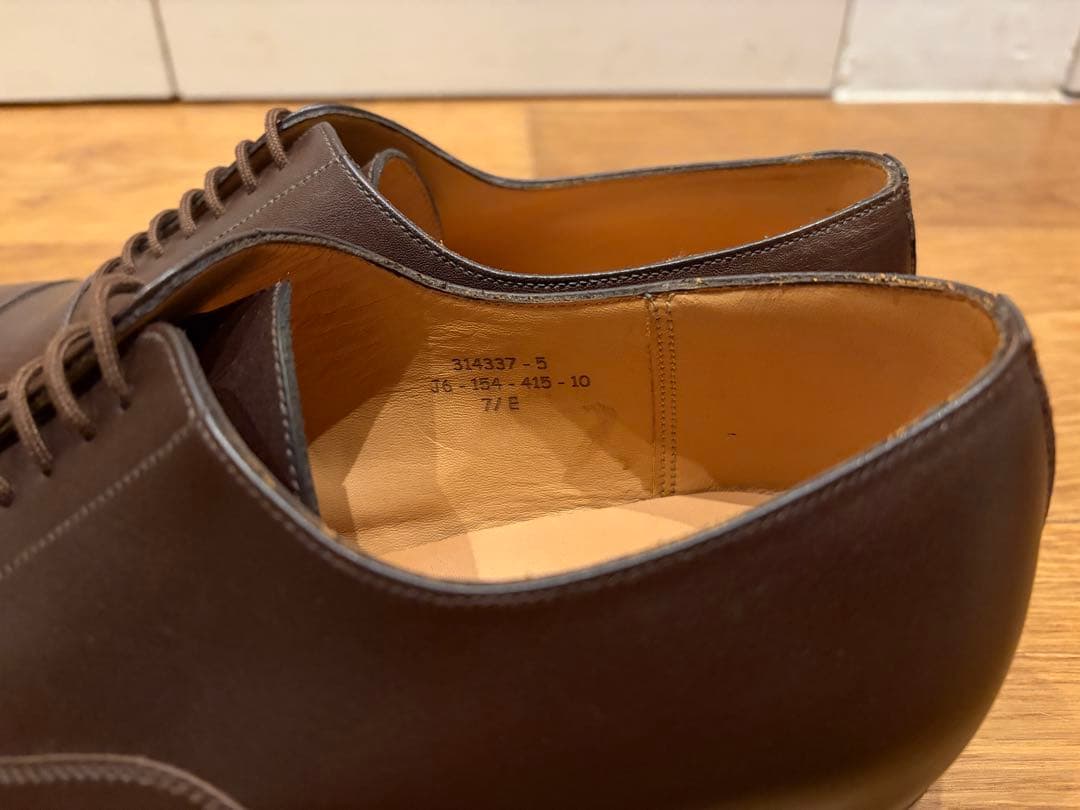 値下不可　J.M.WESTON ウエストン ストレートチップ　レザー　シューズ