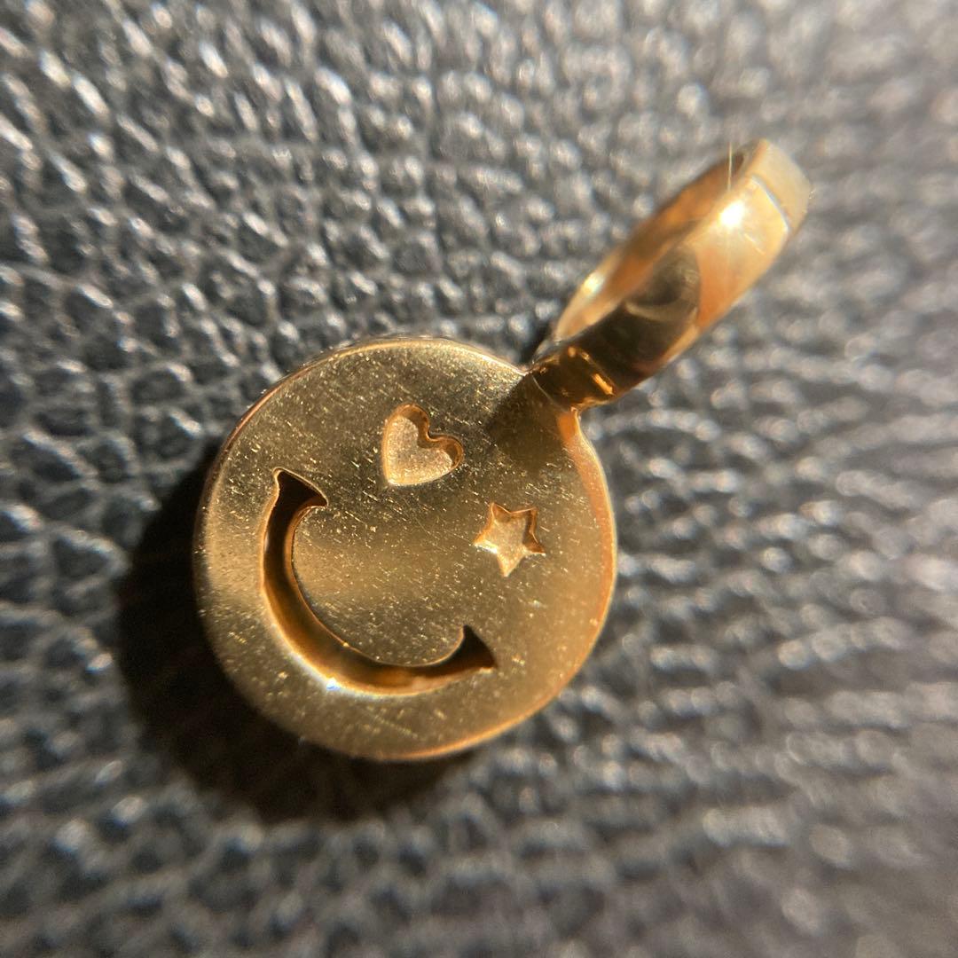 k18 スマイル　ペンダントトップ