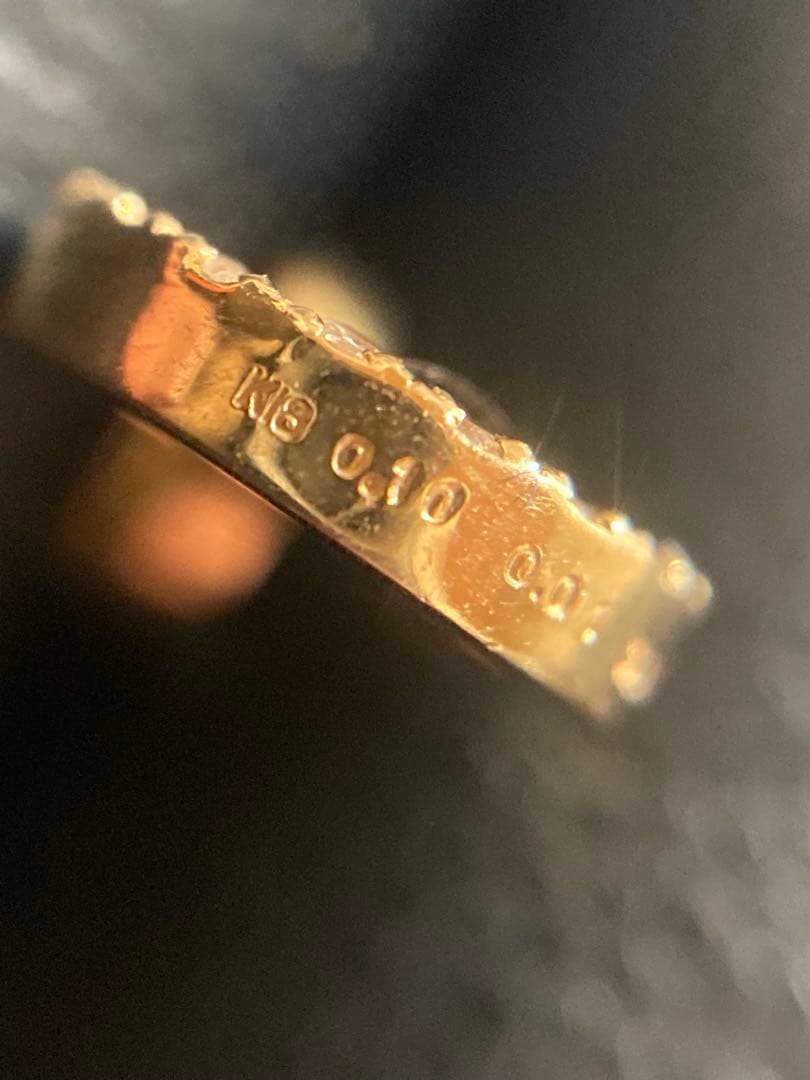 k18 スマイル　ペンダントトップ