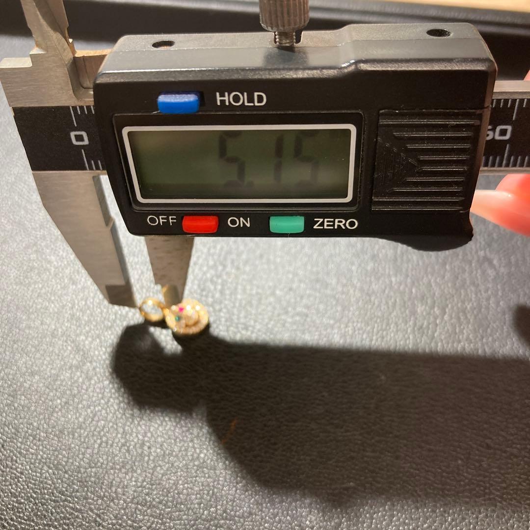 k18 スマイル　ペンダントトップ