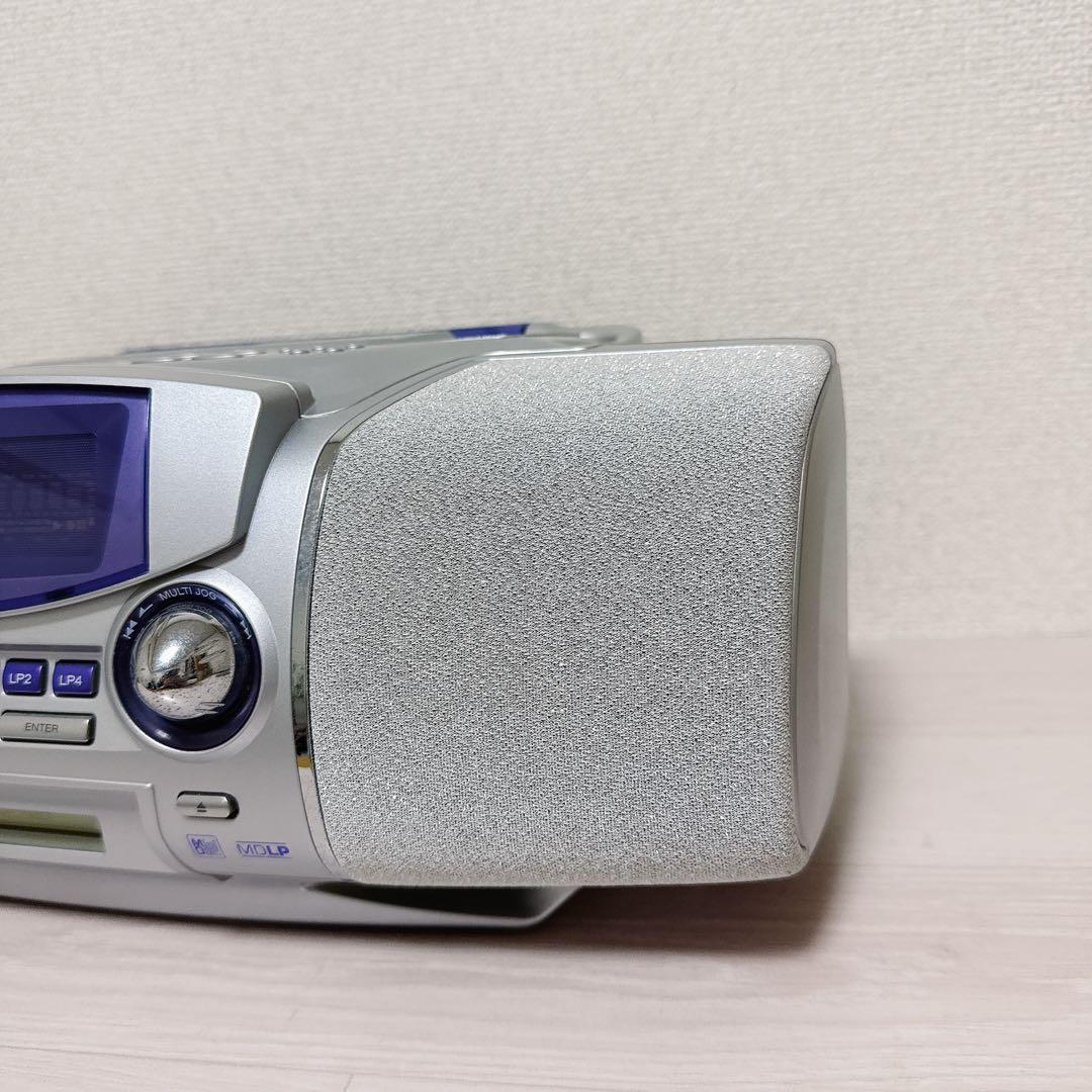 2356【SHARP】 MD MD-F150 CDラジカセ 動作品