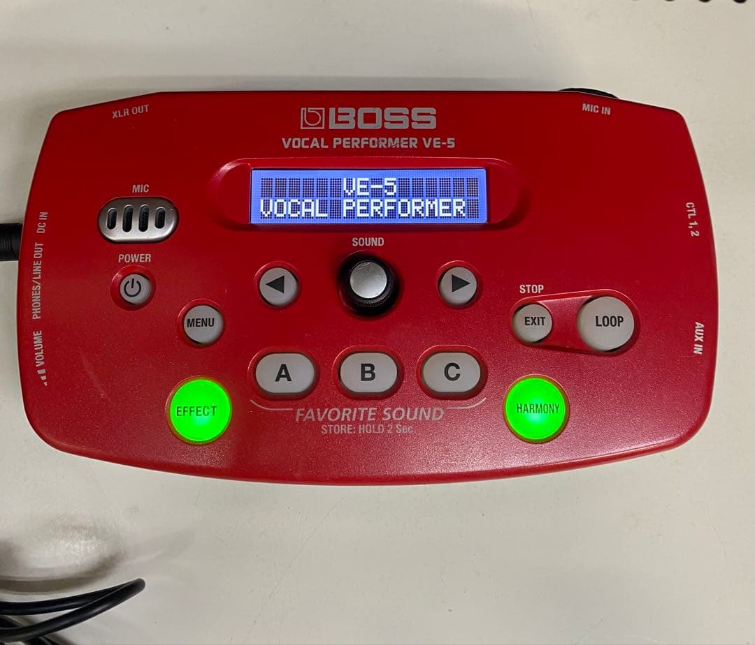 Boss VE-5【ボーカル向けエフェクター】 動作品