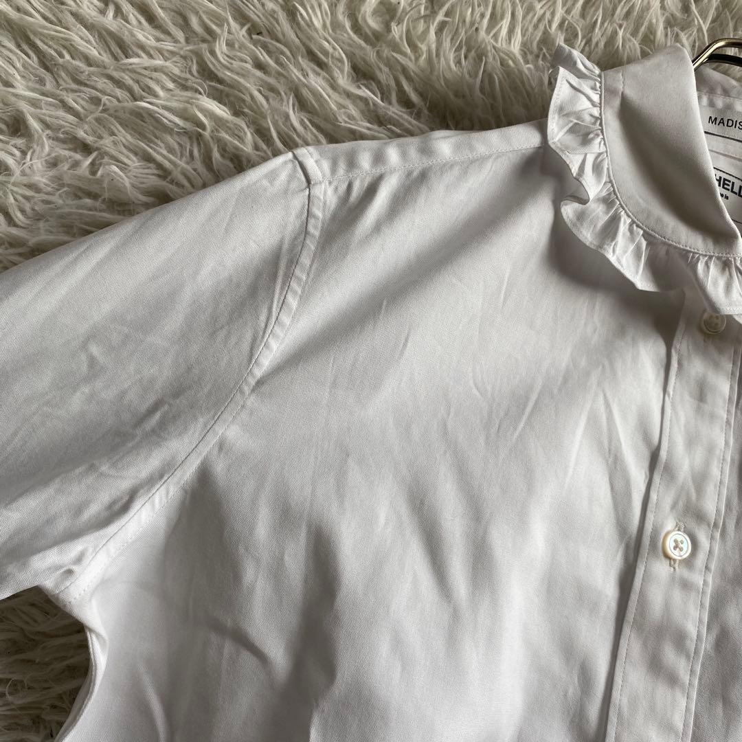 ちこMADISON BLUE　ROUND COLLAR FRILL S