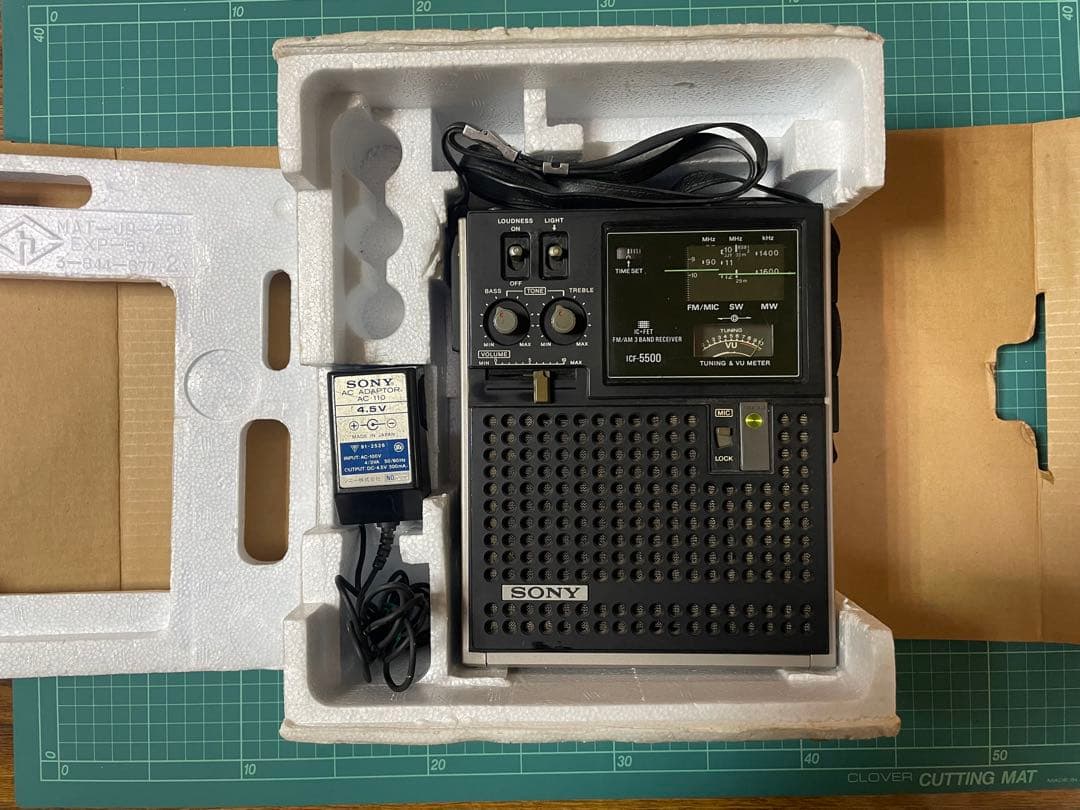 [ヴィンテージ] SONYスカイセンサー5500 外箱・ACアダプター付属