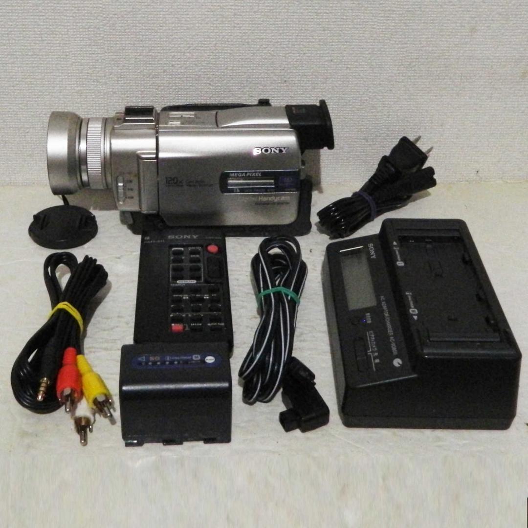 動作品 Sony DCR-TRV20 miniDV ビデオカメラ ダビングなどに