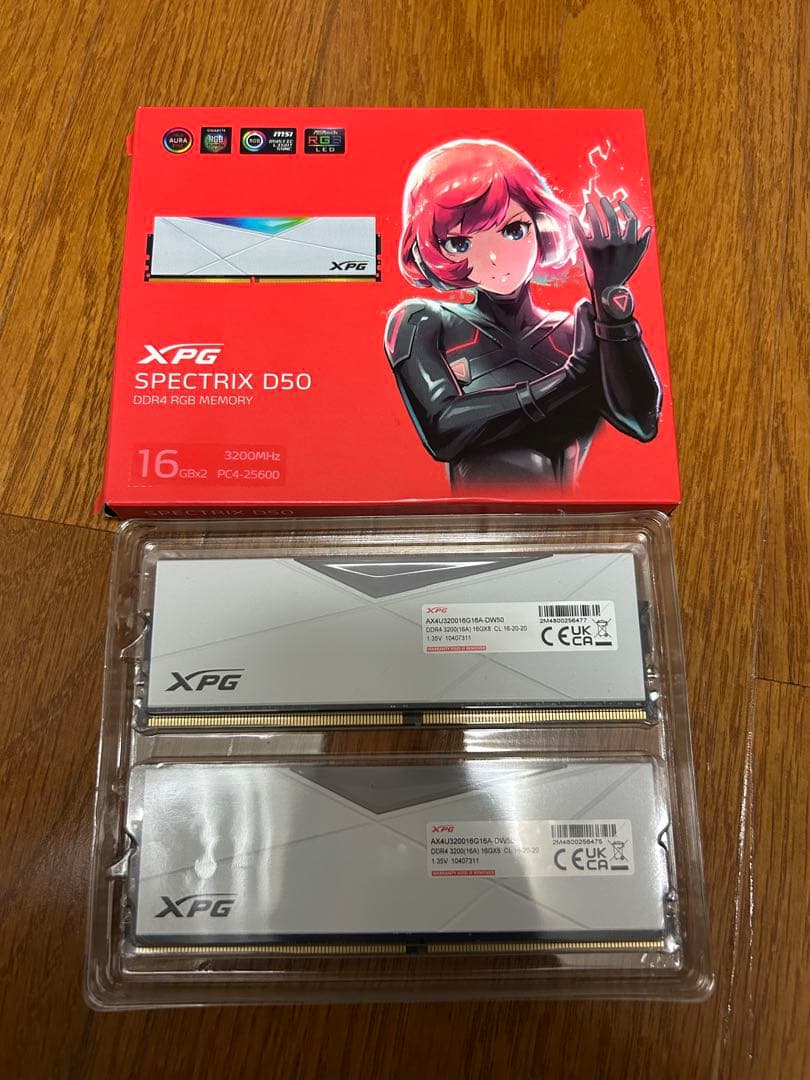 メモリ XPG SPECTRIX D50 16GB×2 （ADATA）