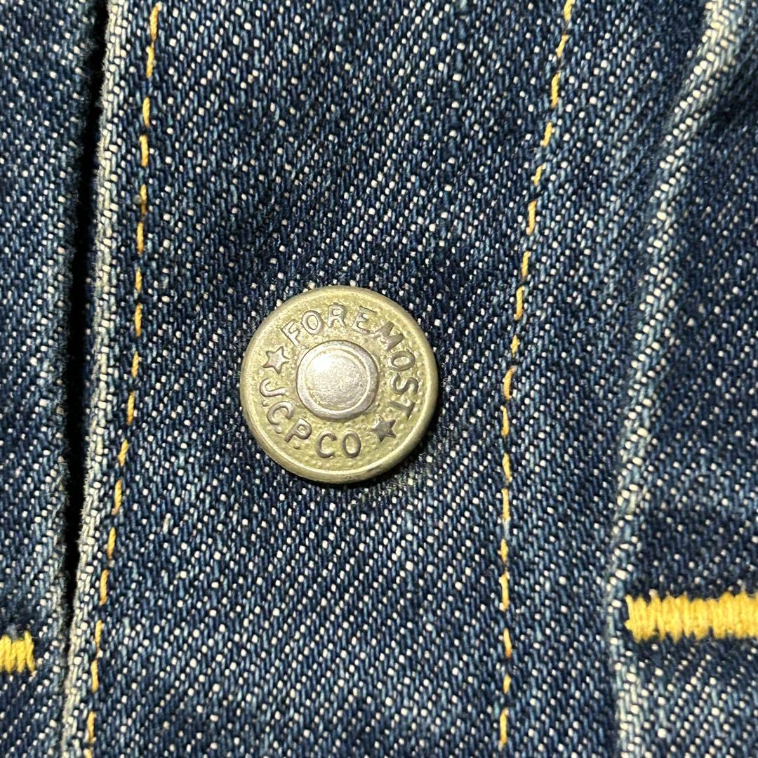 60s Pennys Formost 2ndヴィンテージデニムジャケット 濃紺