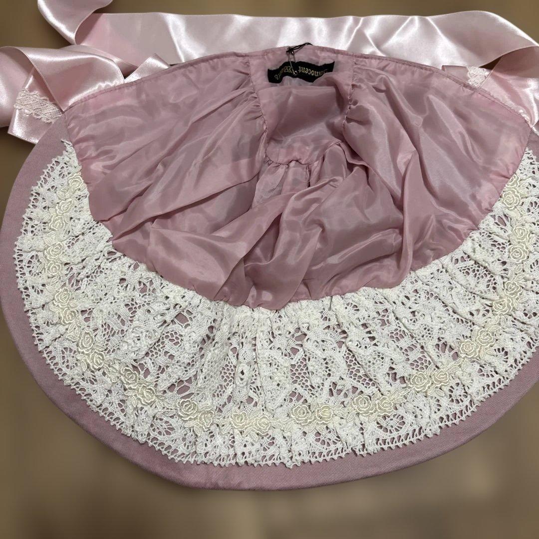 Innocent world ボンネット帽子ピンク　未使用タグ付き