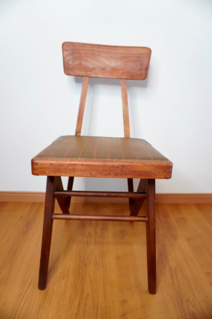 デスクチェア 椅子 木製 アンティーク レトロ