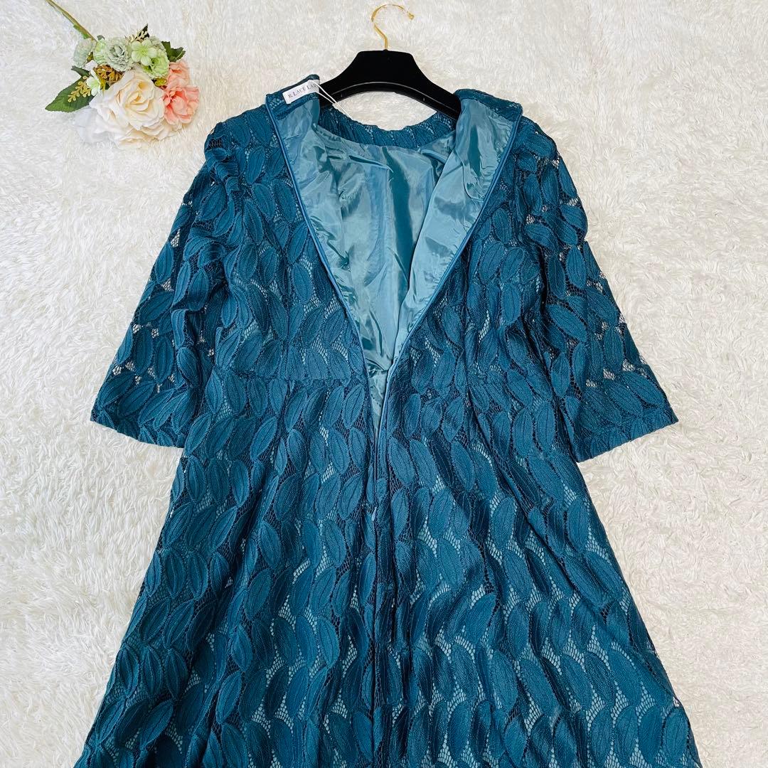 新品タグ付✨大きいサイズ✨マザーズドレス　マキシ丈　結婚式　グリーン　L〜XL