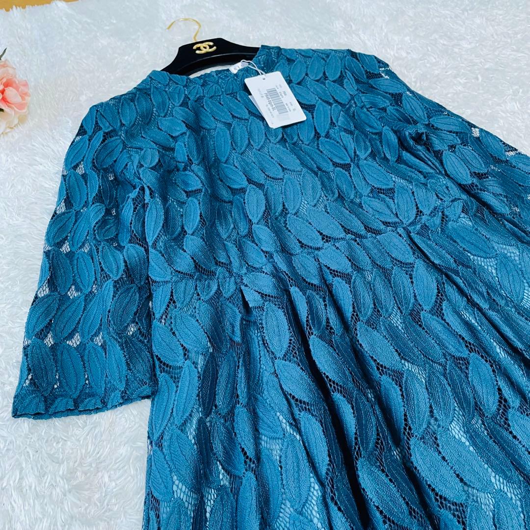 新品タグ付✨大きいサイズ✨マザーズドレス　マキシ丈　結婚式　グリーン　L〜XL