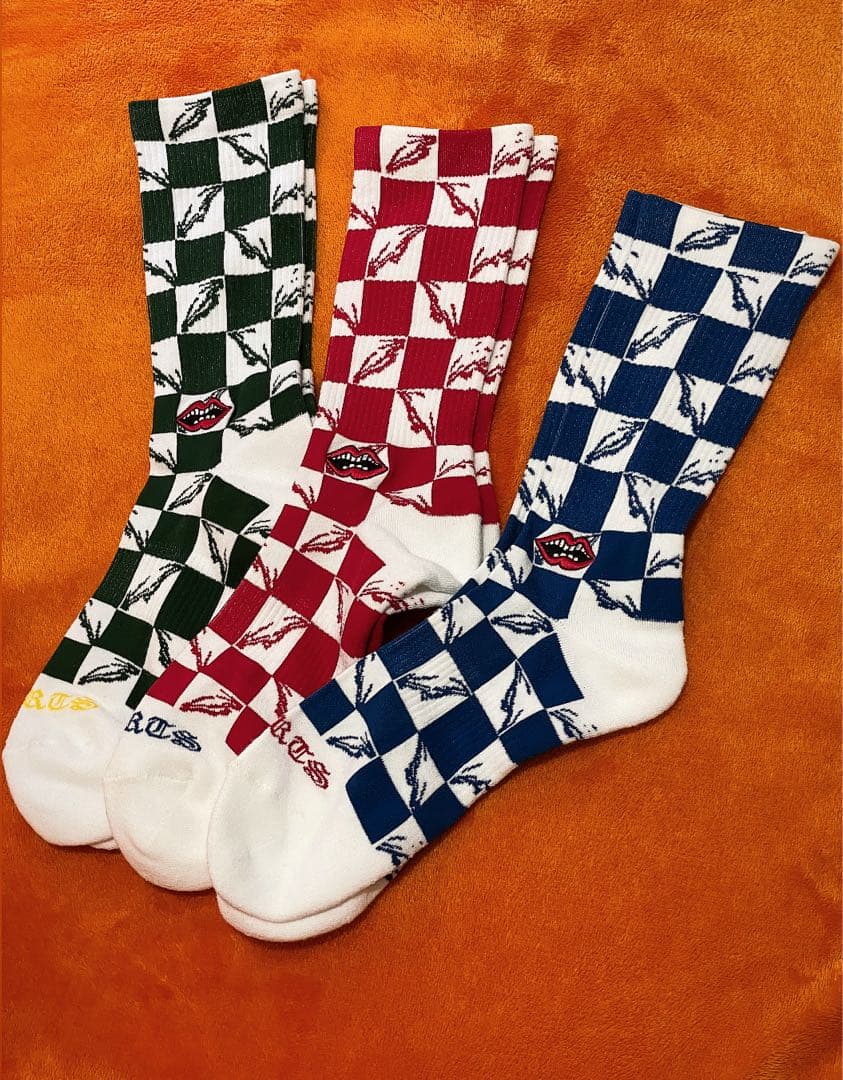 クロムハーツChrom Heartsチェック柄ソックス 3足セット❤︎新品未使用❤︎
