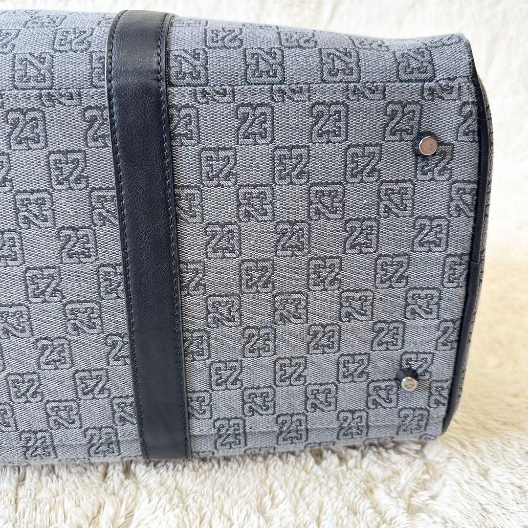 レア 限定品 ジョーダン ボストンバッグ モノグラム モノクロ ボックス型