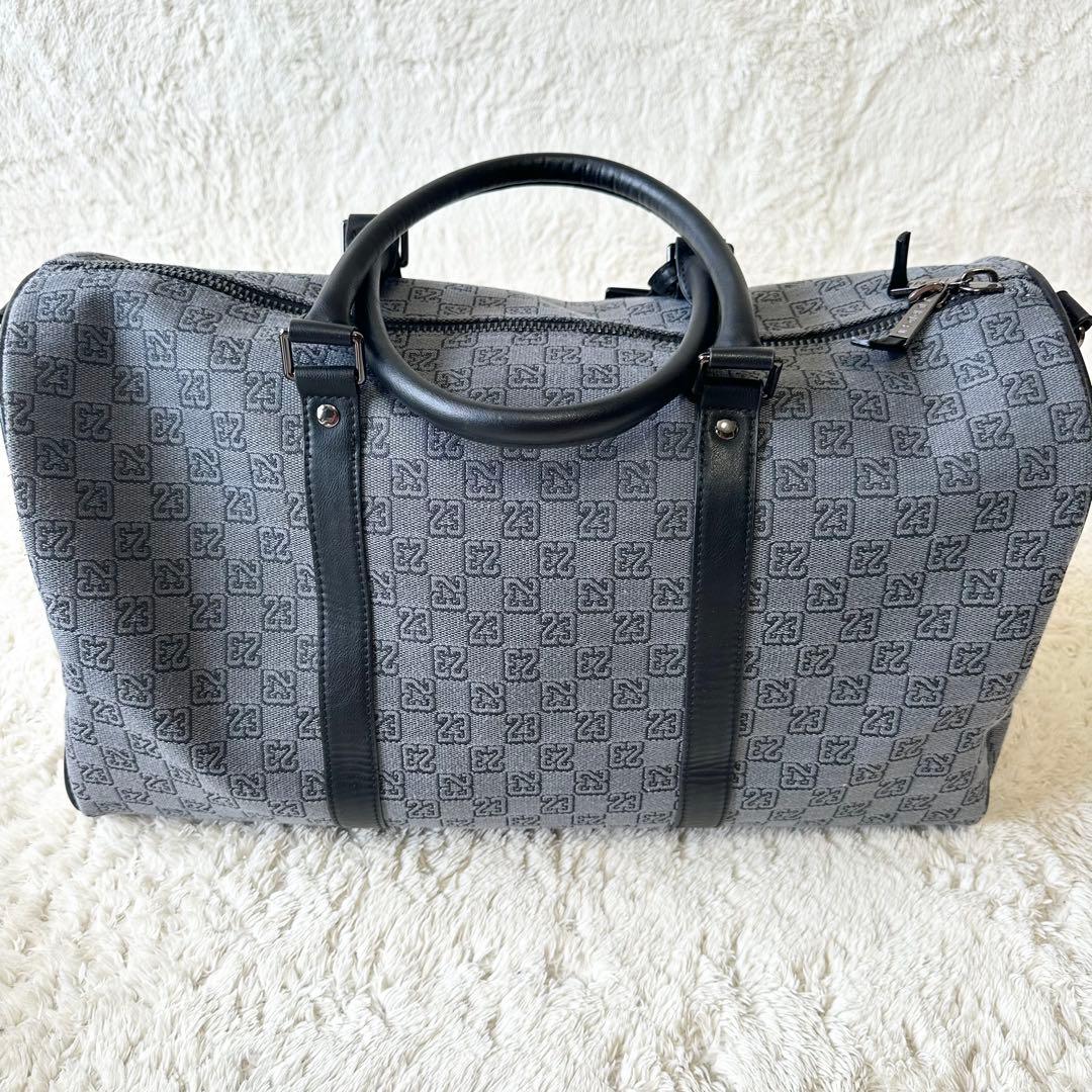 レア 限定品 ジョーダン ボストンバッグ モノグラム モノクロ ボックス型