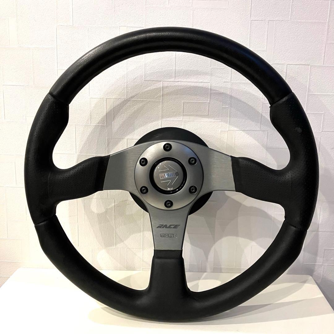 モモ レース ／momo RACE　35 Φ レザーステアリング ハンドル