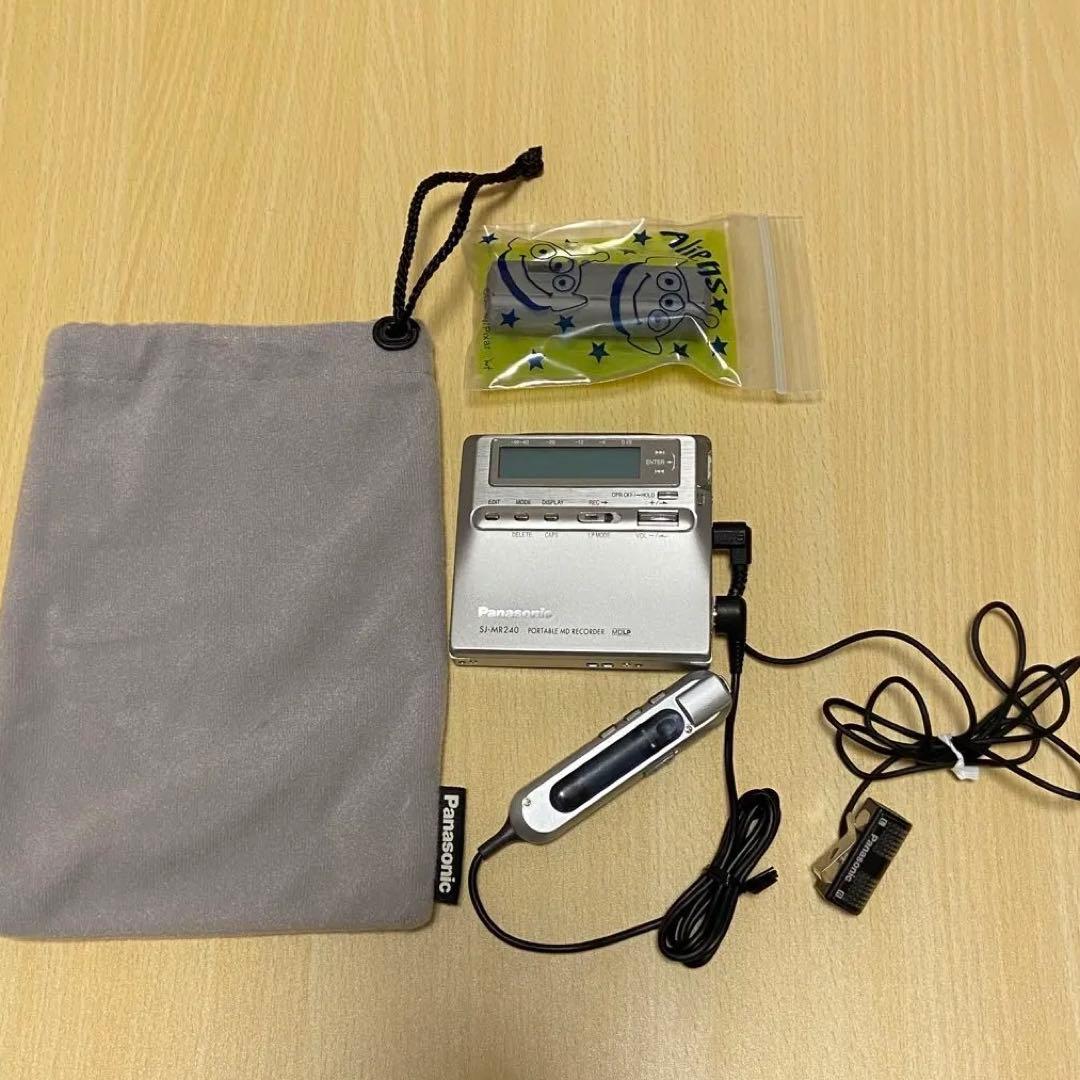Panasonic SJ-MR240 ポータブルMDレコーダー