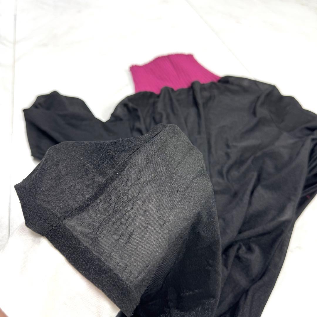 ジャンポールゴルチエ シアー 異素材 ハイネック カットソー ペイズリー 38