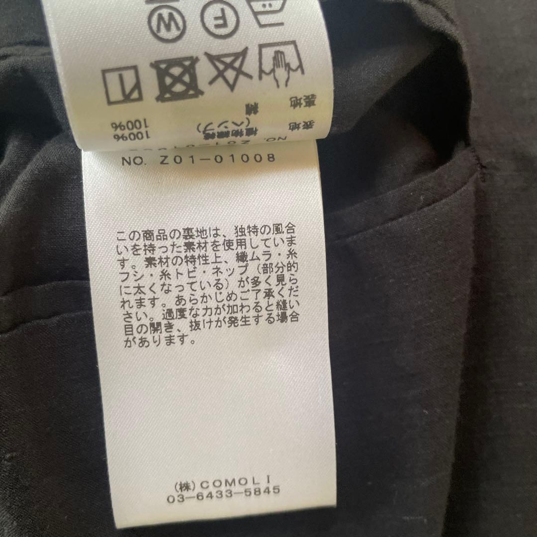 COMOLI 24SS カナパスタンドカラージャケット サイズ4