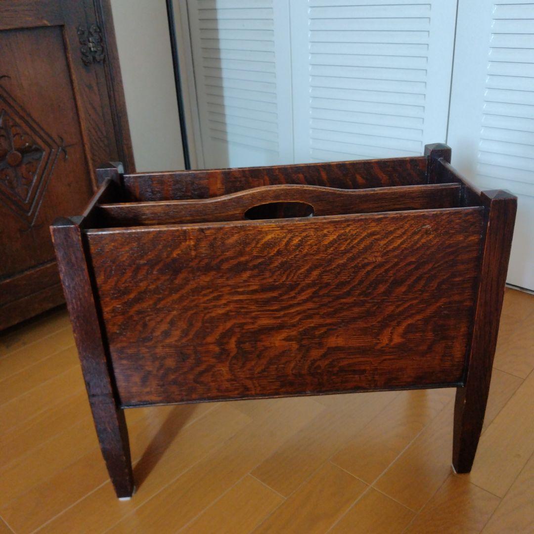 イギリスアンティーク　マガジンラック