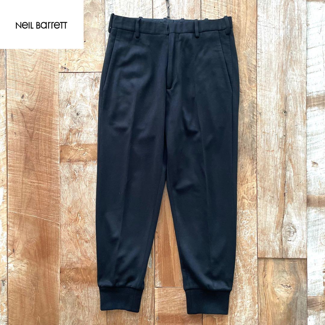 【美品】NEIL BARRETT テーパード ジョガー スラックスパンツ 44