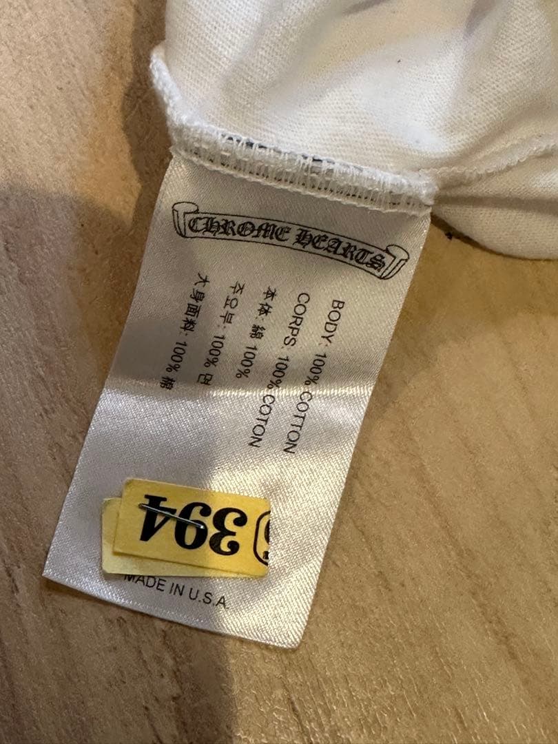 【美品　クリーニング済み】CHROME HEARTS Tシャツ フロントプリント