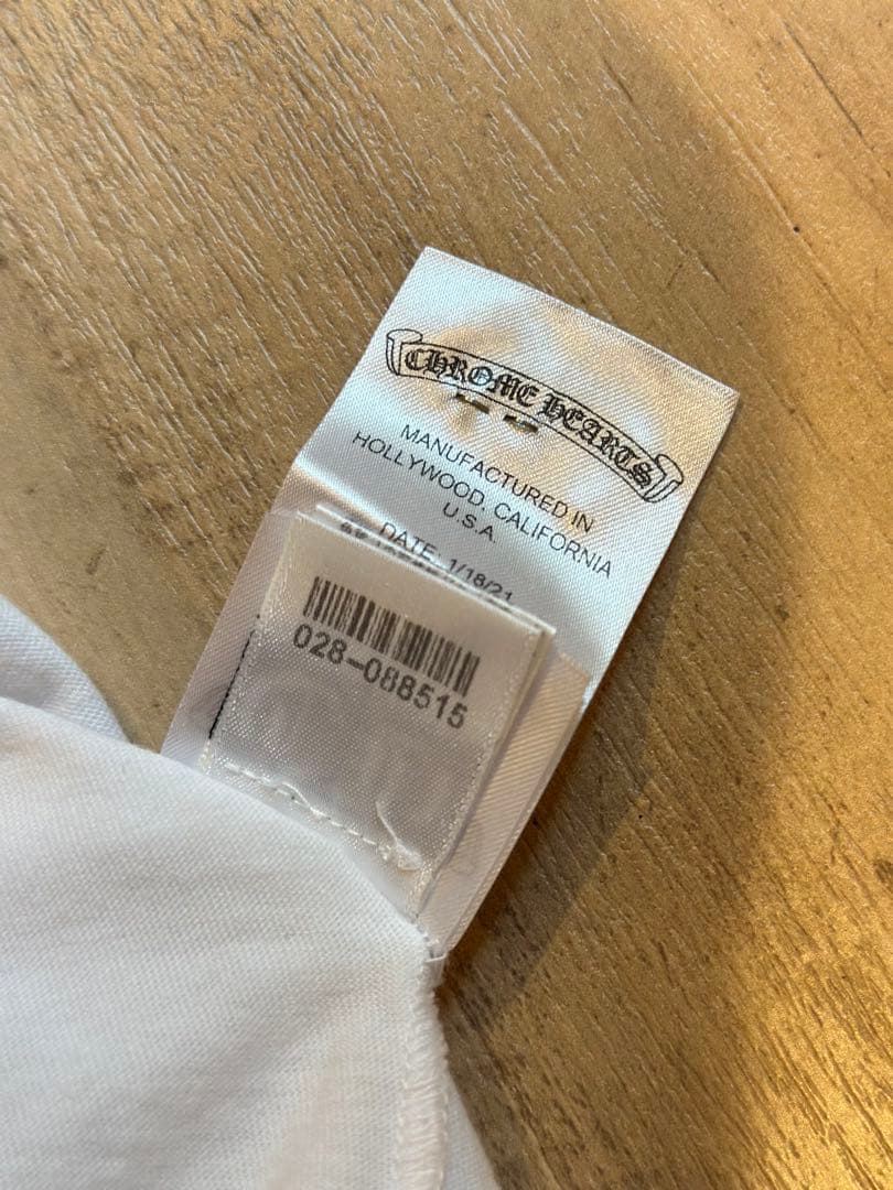 【美品　クリーニング済み】CHROME HEARTS Tシャツ フロントプリント